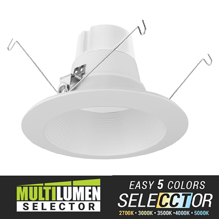 Elite REL637-ML 5"/6" LED Retrofit Baffle, 5CCT & 2 Lumens Selectable, 120V