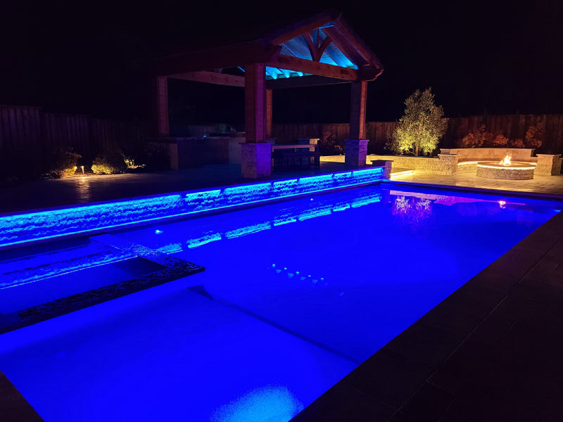 Diode LED DAZZLE RGBW 4D Wet Location 24V 6.4W/Ft,  Color Changing LED Tape Light, 16 ft