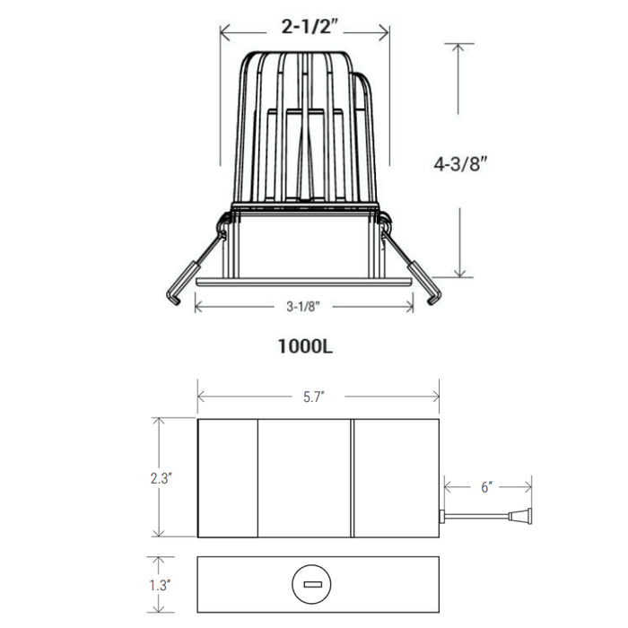 Elite RL275-CCT 2" Round LED Fixture With Changeable Reflector, 5CCT Selectable, 1000 Lumens - no price