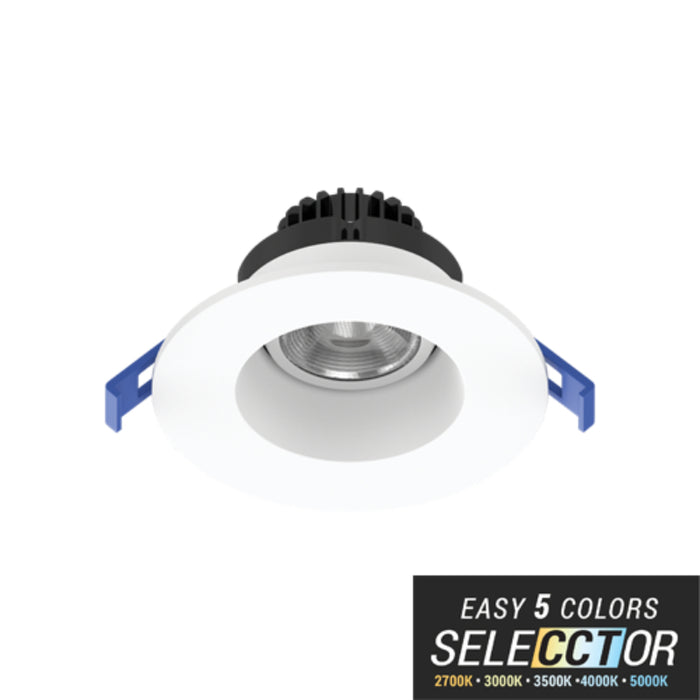 Elite RL372 3" LED Canless Regressed Adjustable , CCT Selectable, 600 Lumens, 120V