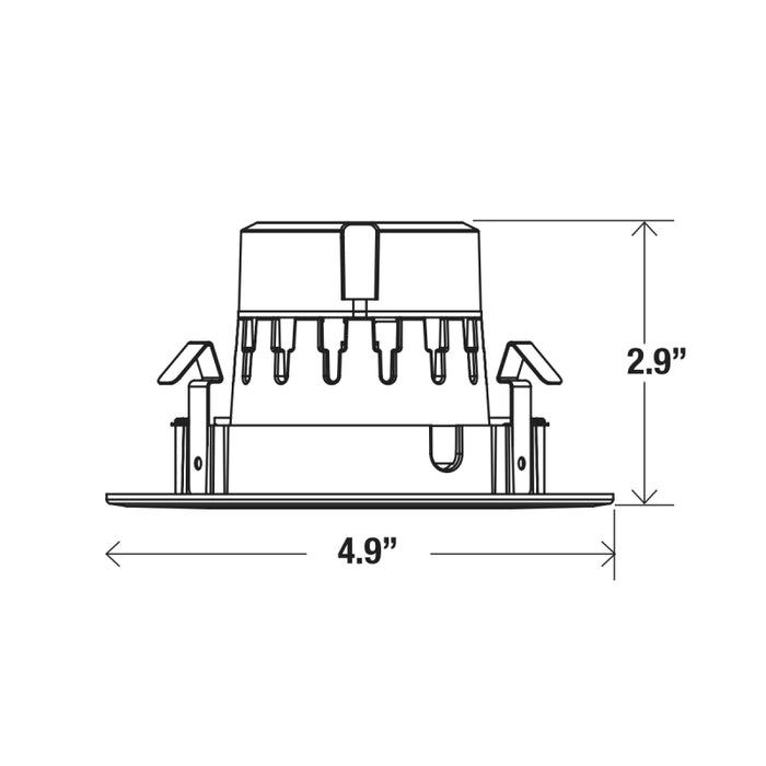 Elite RL465-CCT 4" 10W Adjustable LED Retrofit, 5CCT Selectable, 650 Lumens, 120V