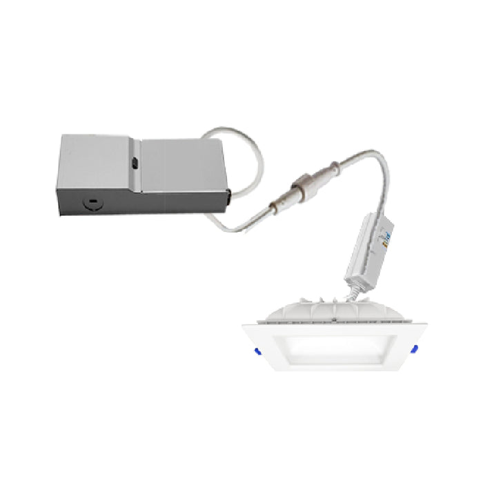 Elite RL656 6" Canless LED Square Regressed, 700 lumens, Warm Dim, 120V