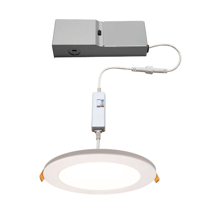 Elite RL675-NL-CCT 6" Round Night Light LED Slim Downlight, CCT Selectable