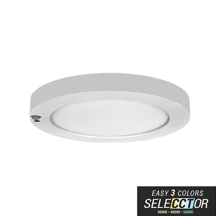 Elite RL993-CCT 9" Round LED Slim Surface Mount with PIR Sensor, CCT Selectable, 1500 Lumens, 120V