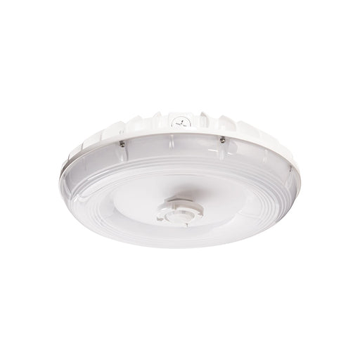 Lumark RPGC25S-MS/DIM-L20 60W LED Round Canopy, 120-347V, Selectable CCT & Lumens, Motion Sensor for Dimming Operation, 9' - 20' Mounting Height