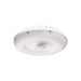 Lumark RPGC25S-MS/DIM-L20 60W LED Round Canopy, 120-347V, Selectable CCT & Lumens, Motion Sensor for Dimming Operation, 9' - 20' Mounting Height