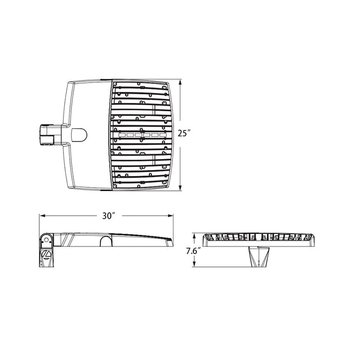 Lithonia Design Select RSXF4 P6 5000K MVOLT, LED Flood Light,  Dark Bronze