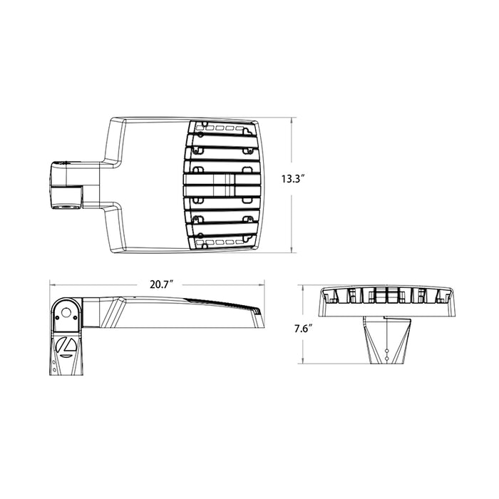 Lithonia RSXF1 LED P4 133W 4000K 14969 Lumens, MVOLT, LED Flood Light