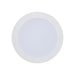 Satco S11896 6" Round 9W/11W/13W LED Flat Wafer Downlight Retrofit, 5CCT Selectable, Matte White Finish