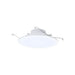 Satco S11896 6" Round 9W/11W/13W LED Flat Wafer Downlight Retrofit, 5CCT Selectable, Matte White Finish