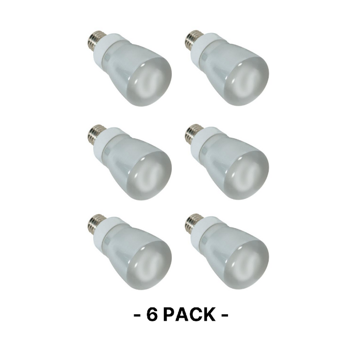Satco S5556 11W R20 CFL Bulb, 5000K,  6-Pack