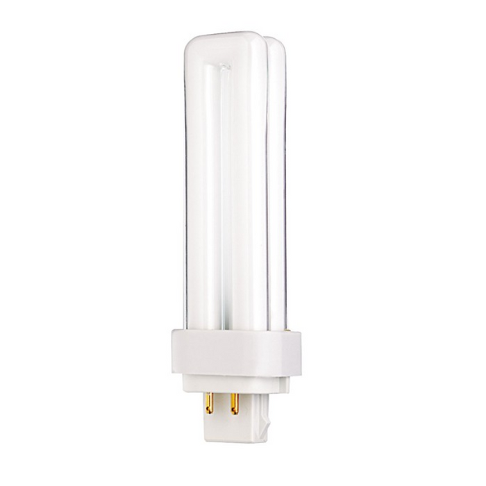 Satco S8332 13W T4 Quad Tube 4-Pin CFL Bulb, 4100K