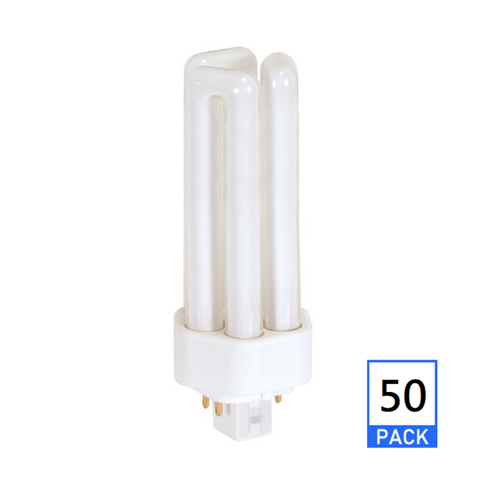 Satco S8348 26W Triple Tube 4-Pin CFL Bulb, 4100K