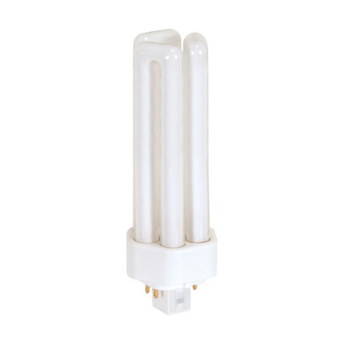 Satco S8352 32W T4 Triple Tube 4-Pin CFL Bulb, 4100K