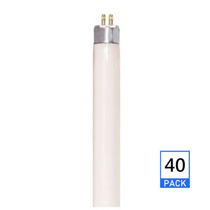 Satco S8139 24W 24" T5 HO Linear Fluorescent Bulb, 4100K, 40-Pack