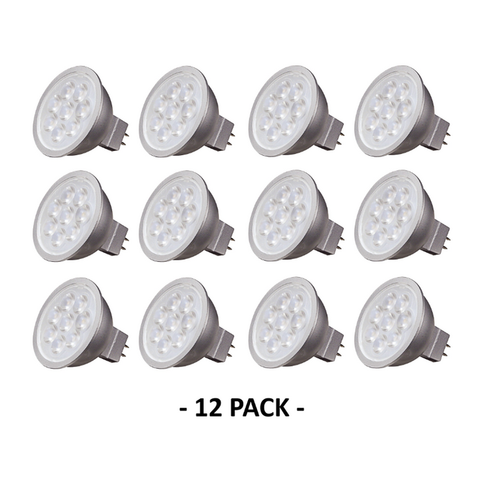Satco S9493 6.5W MR16 LED Bulb - 25° Beam Spread, GU5.3 base, 4000K