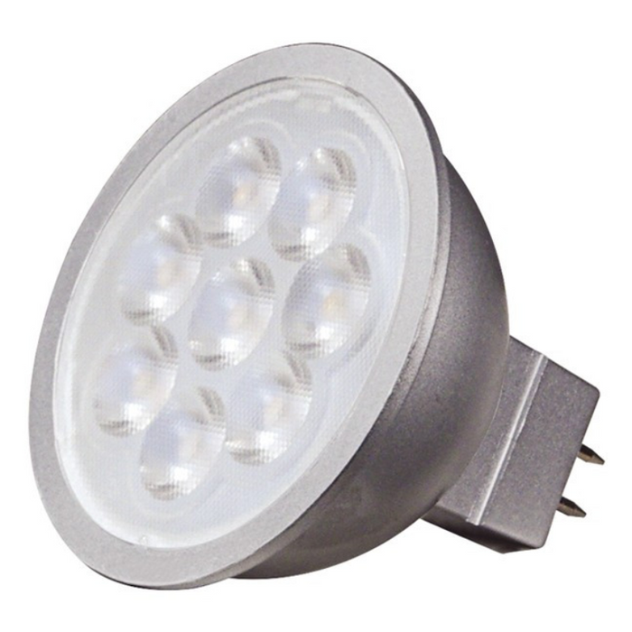 Satco S9496 6.5W MR16 LED Bulb - 40° Beam Spread, GU5.3 base, 3000K