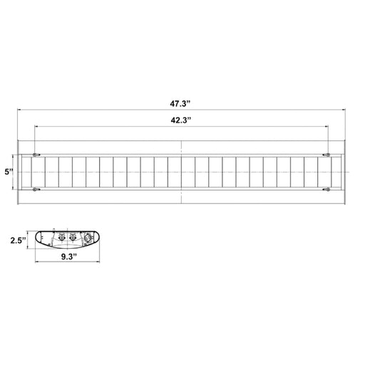 Westgate SCLT 4-ft LED Architectural Suspended Light, 3CCT Selectable