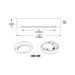 Juno Contractor Select JSBC Gen 2 4" SlimBasics LED Surface Mount Downlight, 3CCT Selectable, 120V, Matte White Finish 