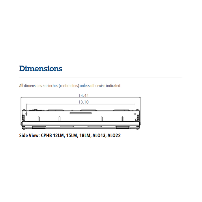 Lithonia Contractor Select CPHB 14" 81W/102W Compact Pro LED High Bay, 4000K/5000K, 120-277V, 12000/15000 Lumens
