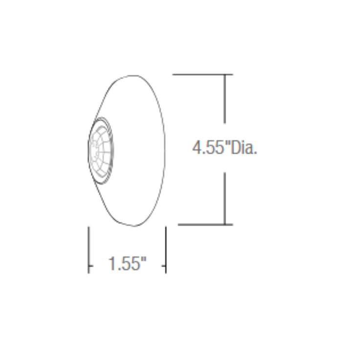 Sensor Switch Contractor Select CMS SSA 5" 12-24V Wireless SensorSwitch AIR Ceiling Mount Occupancy and Daylight Sensor, Matte White