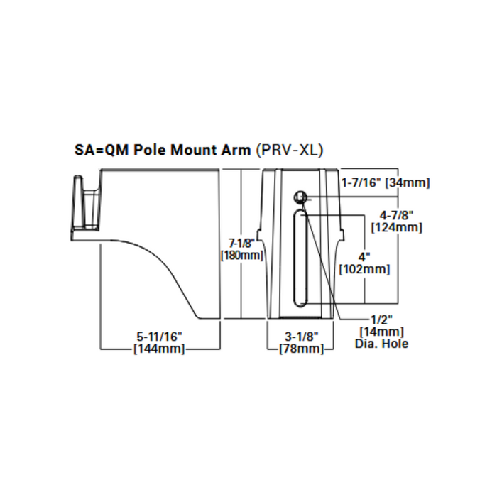 Lumark PRV-XL 234W Prevail Discrete LED Area Light, 3000K, Type III