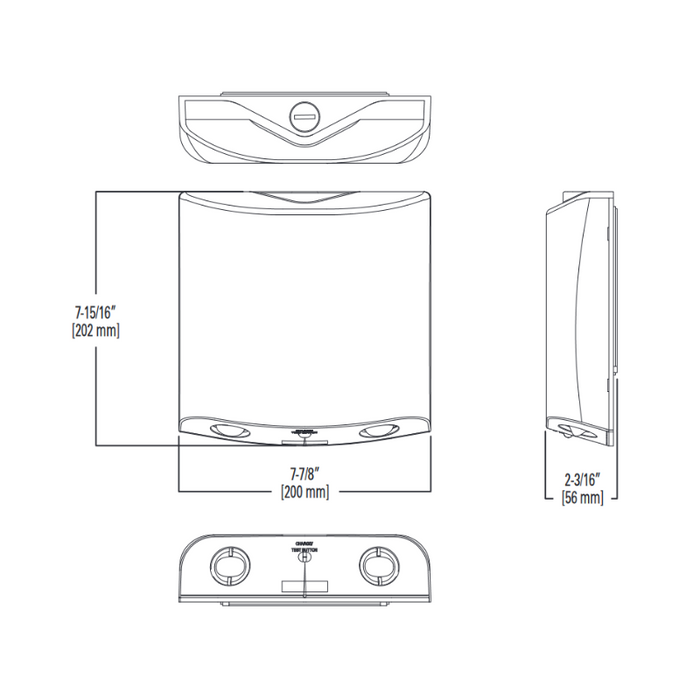 Sure-Lites SRPA LED Architectural Remote Emergency Light