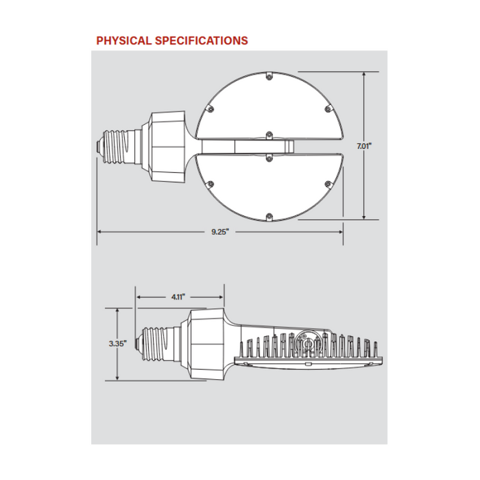 Keystone KT-LED70HID 70W LED HID Replacement Lamp, EX39 Base, 120-277V