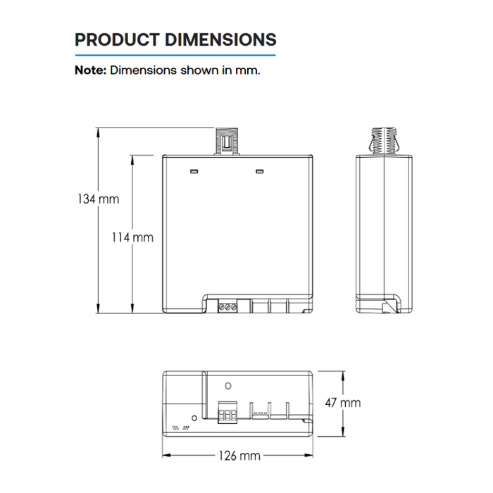 NX Lighting Controls NXC-WA210 NX Connect Class 1 Single-Zone Room Controller