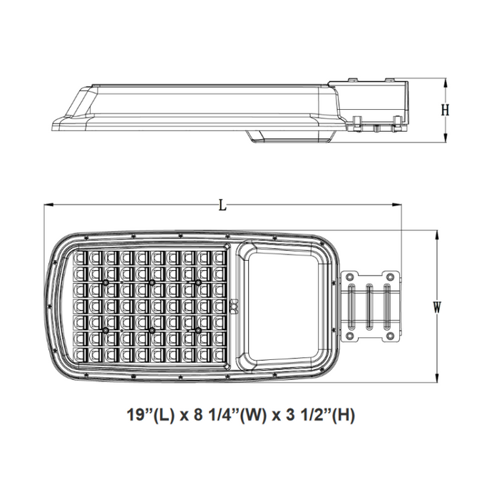 Westgate SOLA 5W LED Roadway and Area Solar Light