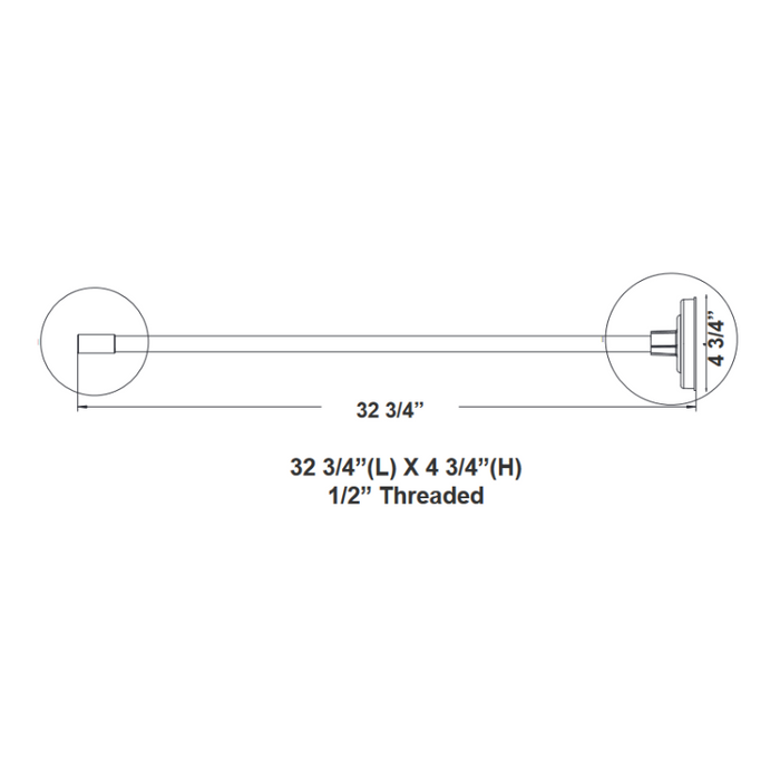 Westgate ACC-WMA 30" Flood Light Wall-Mounting Arm