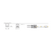 American Lighting TL-2PWR-HD Trulux 6-ft HD Power Feed, Single Color (2-Wire)