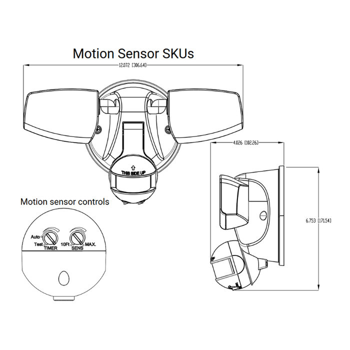 Halo ESF 15W LED Security Floodlight, Motion Activated