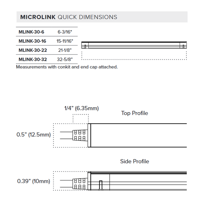 American Lighting MLINK-30 MicroLink 33" DC Linkable Modular Seamless Bar Light, 24V