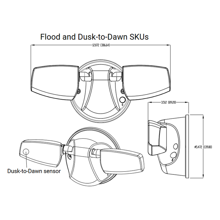 Halo ESF 15W LED Security Floodlight