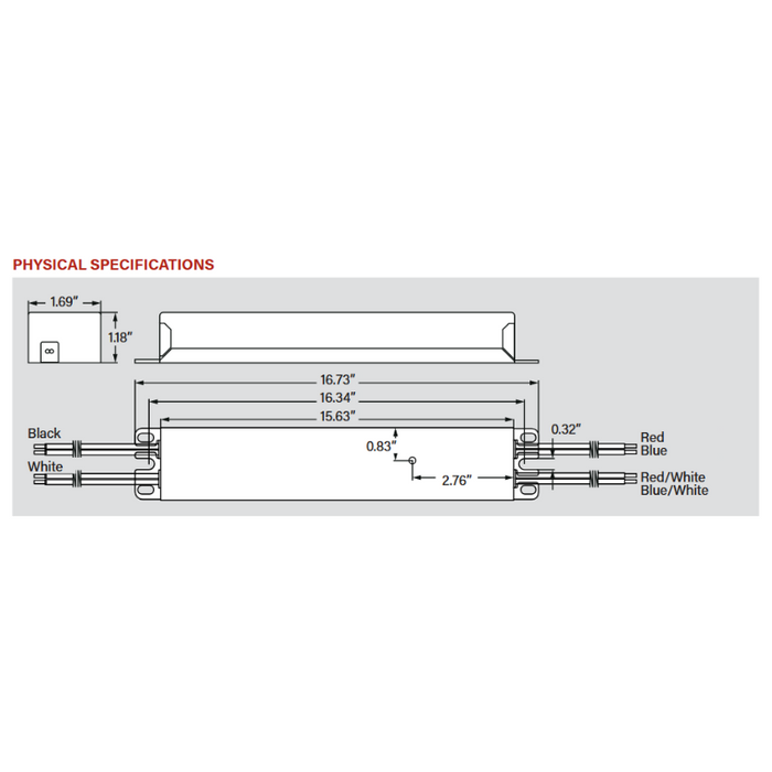 Keystone KTLD-120-UV-12V 120W Constant Voltage LED Driver