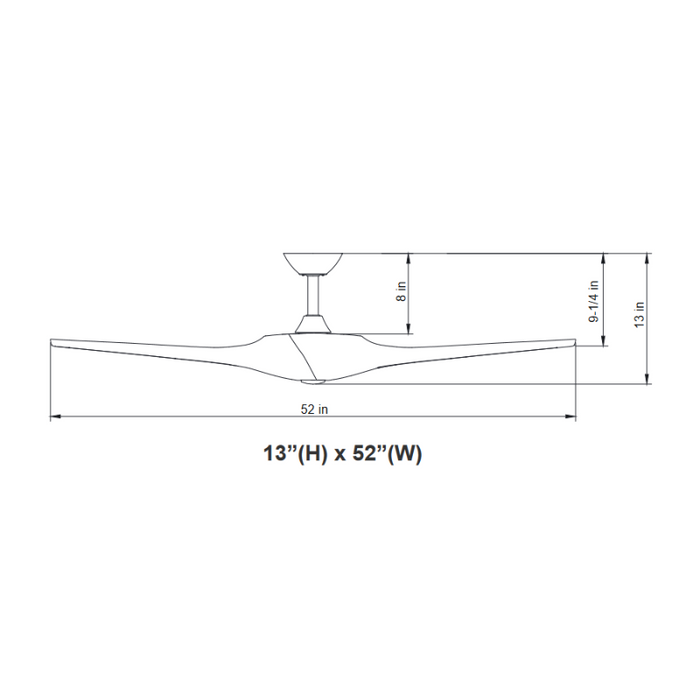 Westgate WF-318WP-RC 52" Outdoor Ceiling Fan