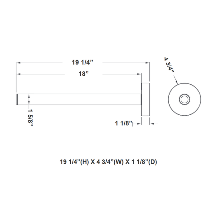 Westgate CMC1XL-MCT 1" 10W LED Ceiling Cylinder, CCT Selectable