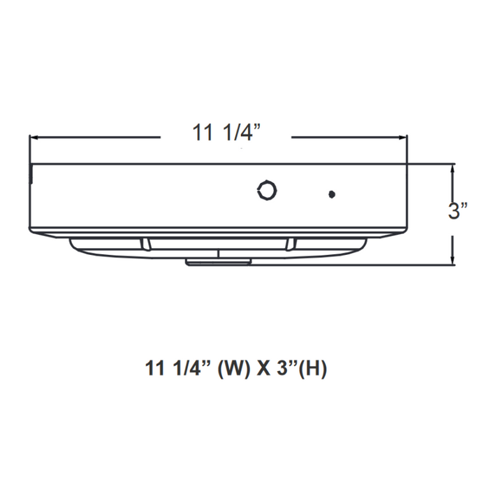 Westgate CXER-30-50W-MCTP-SR-EM Round Garage Light with Emergency Backup, Selectable CCT & Wattage, Sensor Ready, White Finish, 120-277V