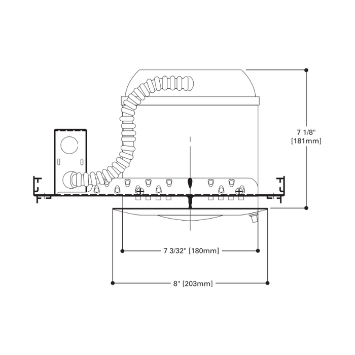 Sure-Lites RG2 Remote Recessed Gimbal Emergency Light