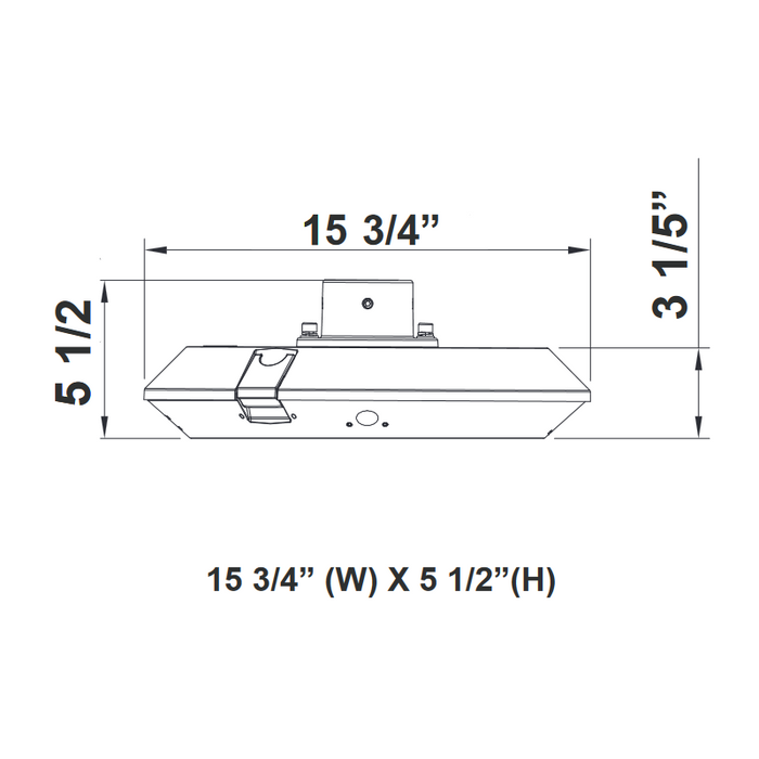 Westgate GPX 22W/37W/56W/75W LED Post Disk Light with Bell Mount Pole Adapter