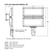 Lithonia HLF2 769W High Lumen LED Flood Light, 4000K, 100316 Lumens, 120-277V, Wide Flood Distribution, Integral Slipfitter, Dark Bronze