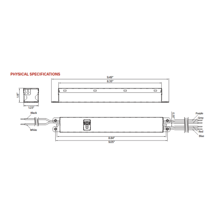 Keystone KTLD-35-UV-PS850 35W Power Select Constant Current LED Driver