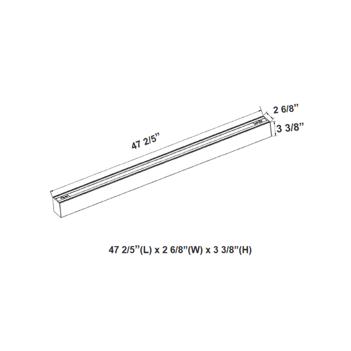 Westgate SCX4 4-ft 40W LED Linear Light, CCT Selectable