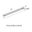 Westgate SCX4 1-ft 10W LED Linear Light, CCT Selectable
