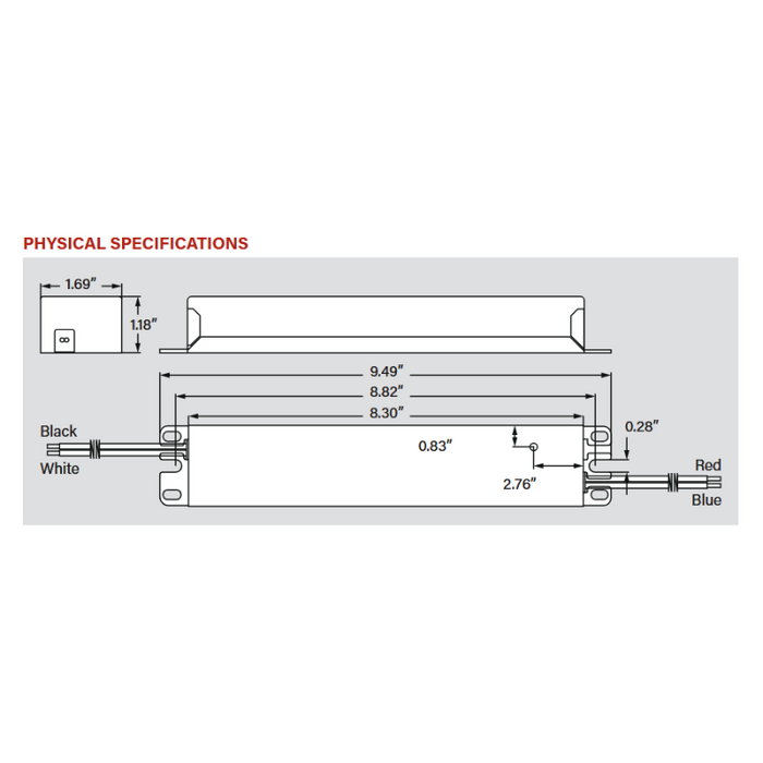 Keystone KTLD-100-UV-12V 96W Constant Voltage LED Driver