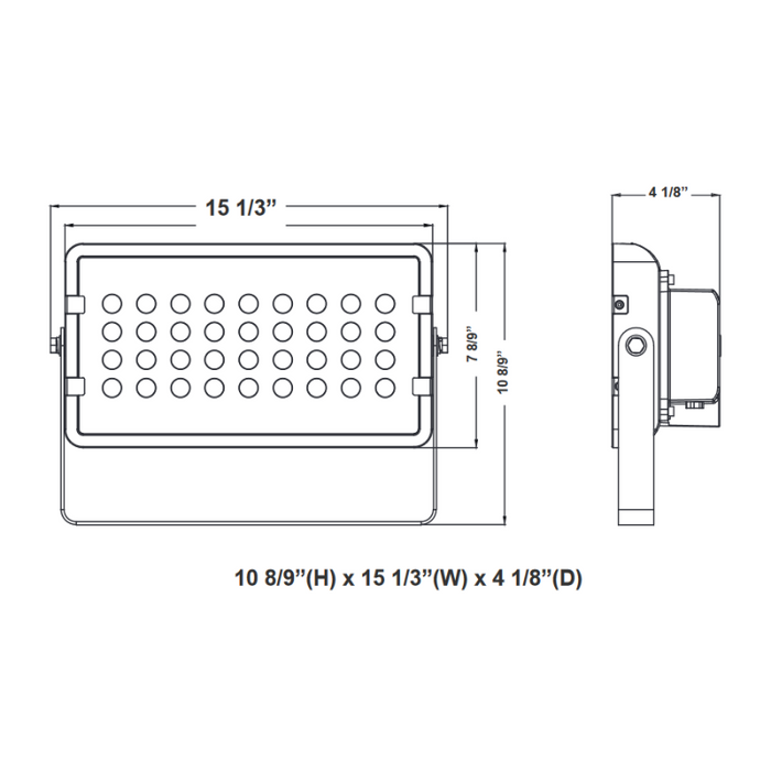 Westgate DMX-FLS 96W LED Square Flood Light