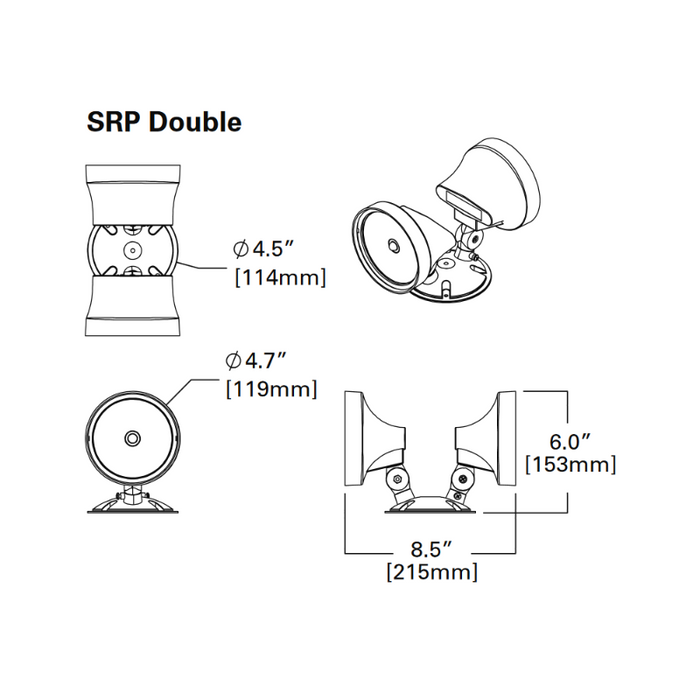 Sure-Lites SRPD LED Remote Emergency Light