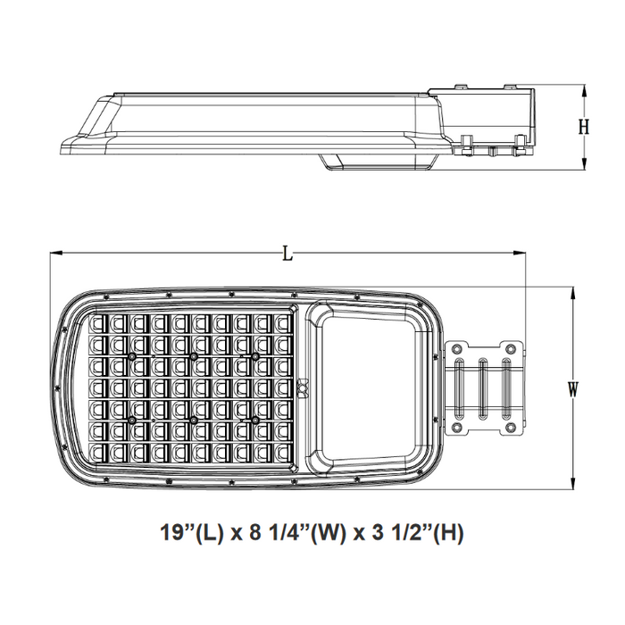 Westgate SOLA 30W LED Roadway and Area Solar Split Light
