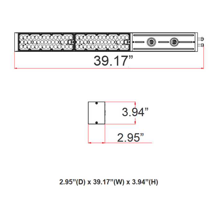 Westgate LFXU 90W/100W/150W LED Urban Area and Roadway Light for 4" Poles, 3CCT Selectable, 100-277V, Photocell Included